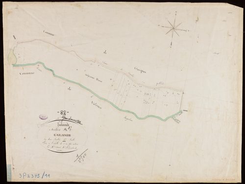 Goudourville - Section E - Lalande, 2e feuille