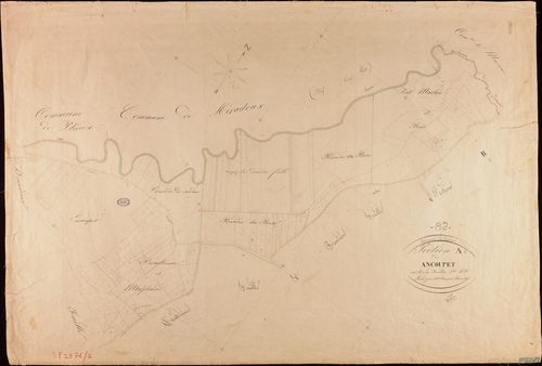 Gramont - Section A - Ancoupet, 1ère feuille