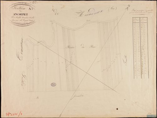 Gramont - Section A - Ancoupet, 2e feuille