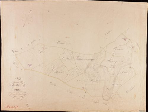 Gramont - Section B - Les Garbes, 3e feuille
