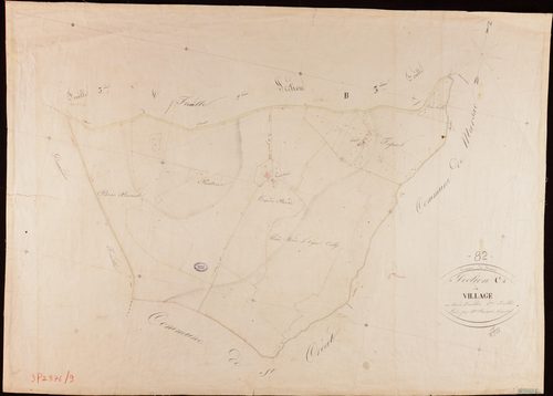 Gramont - Section C - Le Village, 1ère feuille