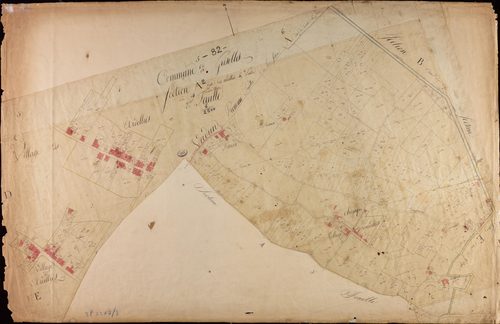 Grisolles - Section A - Les Ardelliés et Pinède, 2e feuille
