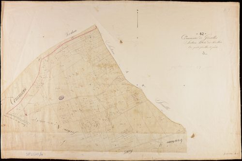 Grisolles - Section A - Les Ardelliés et Pinède, 3e feuille