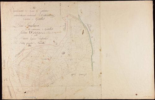 Grisolles - Section D - Les Crespis et las Bordes, 1ère feuille