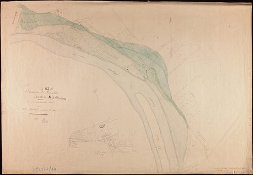 Grisolles - Section D - Les Crespis et las Bordes, 2e feuille : alluvions et corrosions