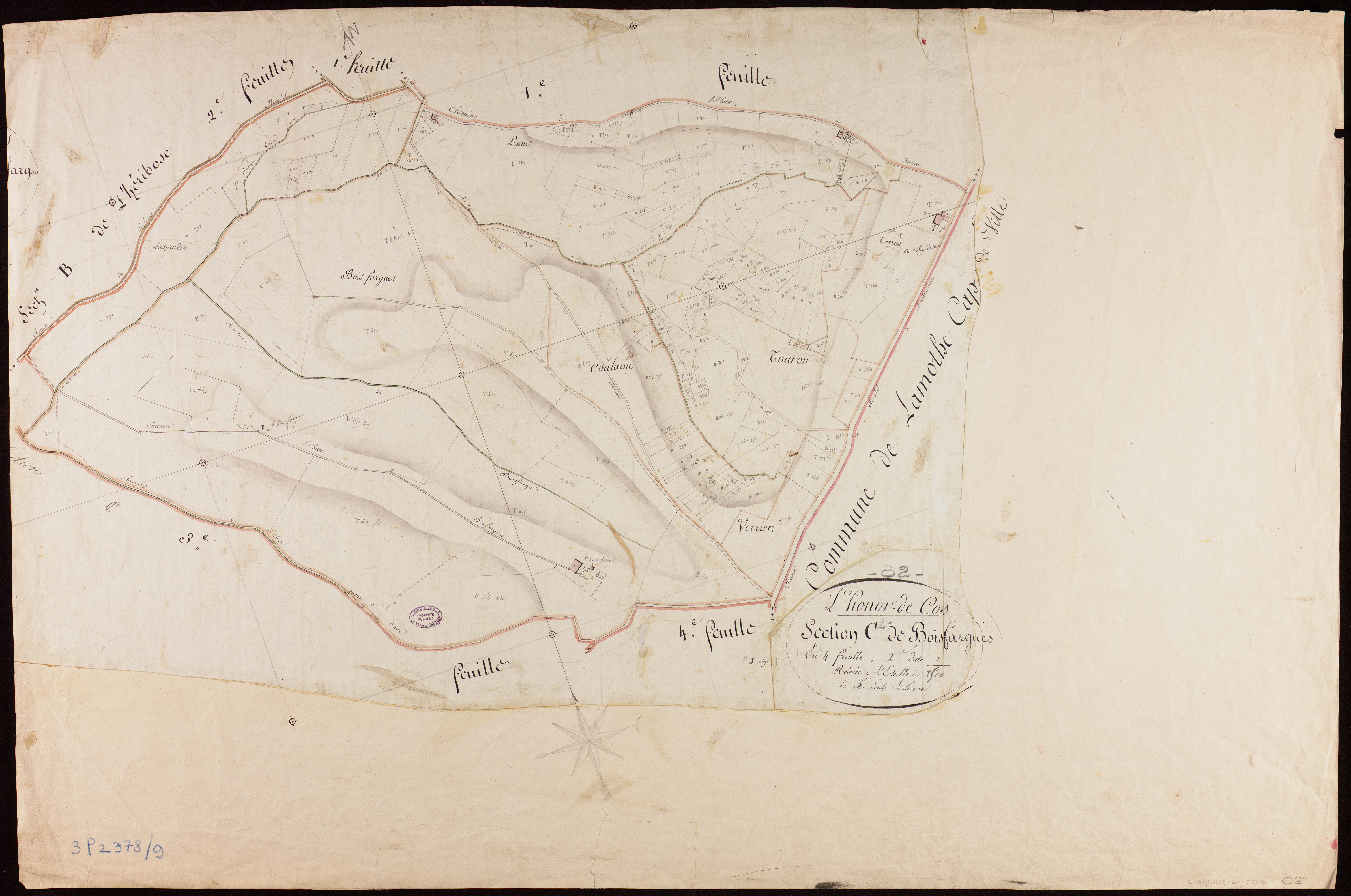 L'Honor-de-Cos - Section C - Boisfarguès, 2e feuille