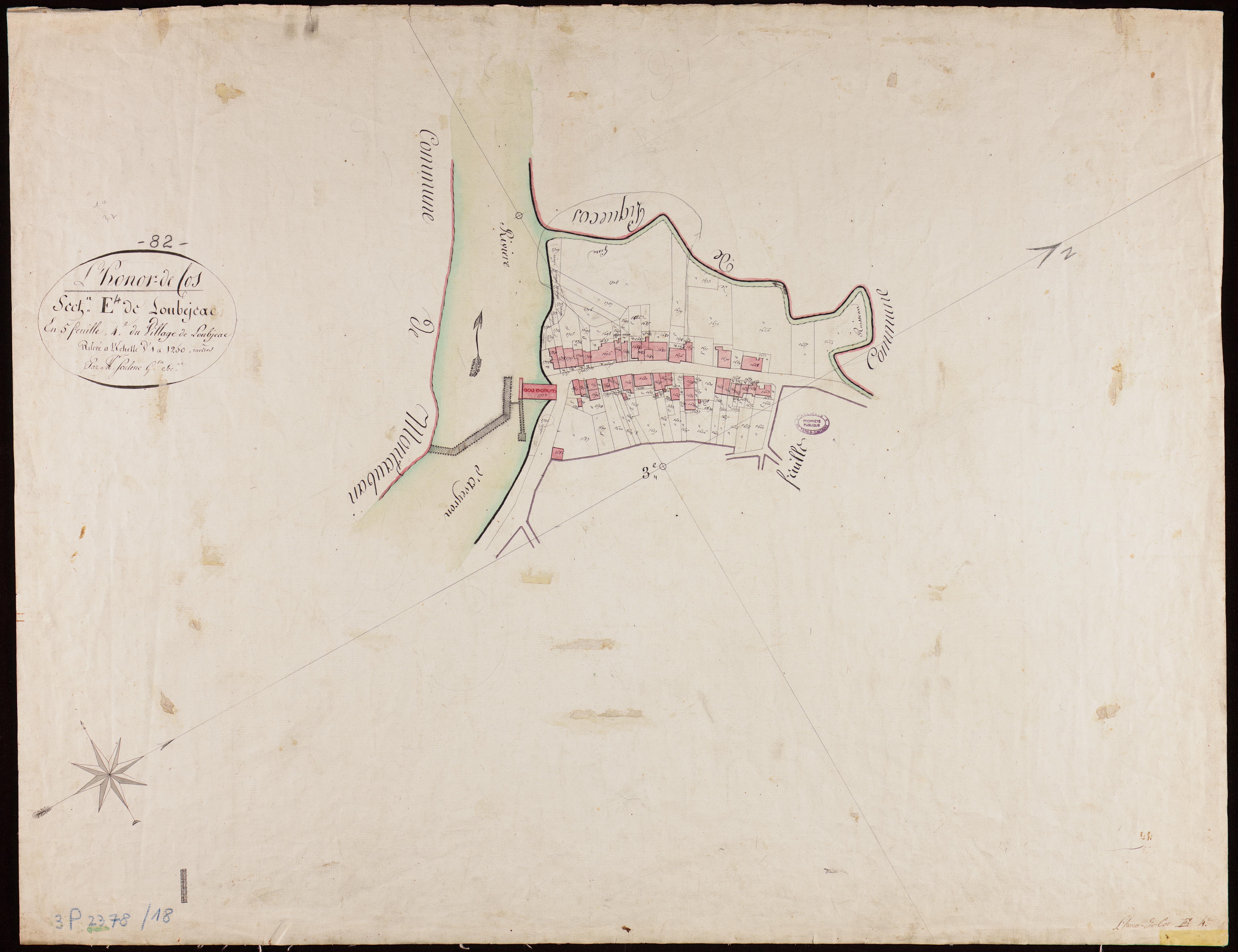 L'Honor-de-Cos - Section E - Loubéjac, 4e feuille