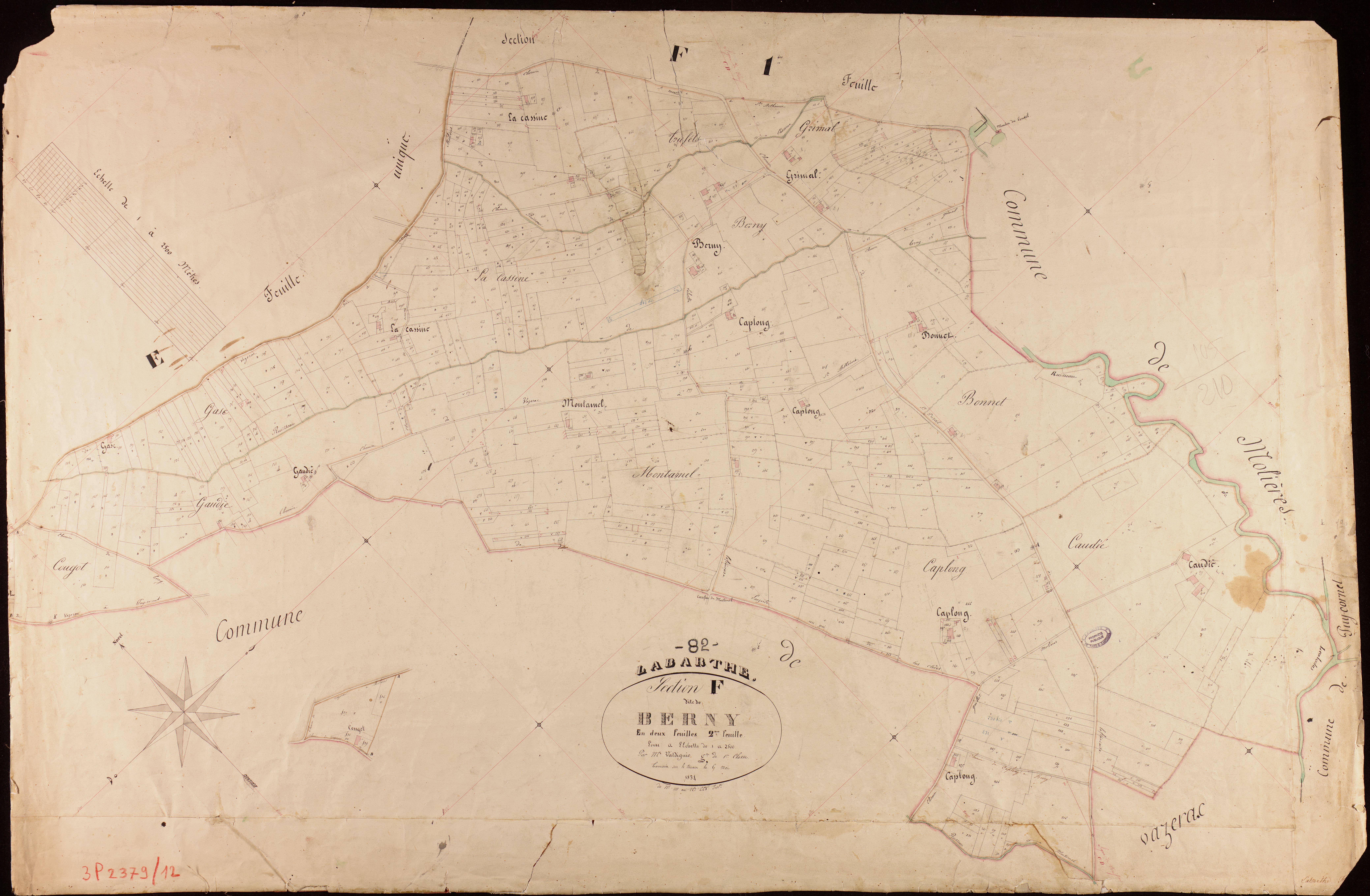 Labarthe - Section F - Berny, 2e feuille