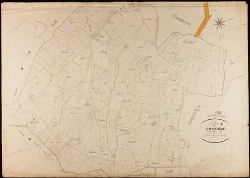 Labarthe - Section B - Lavaissière, 1ère feuille