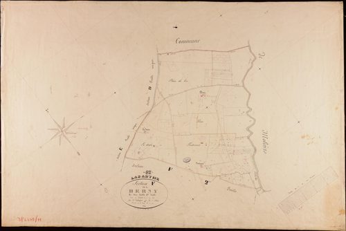 Labarthe - Section F - Berny, 1ère feuille