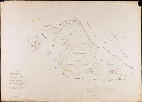 Labastide-de-Penne - Section B - Saint-Martin, 3e feuille