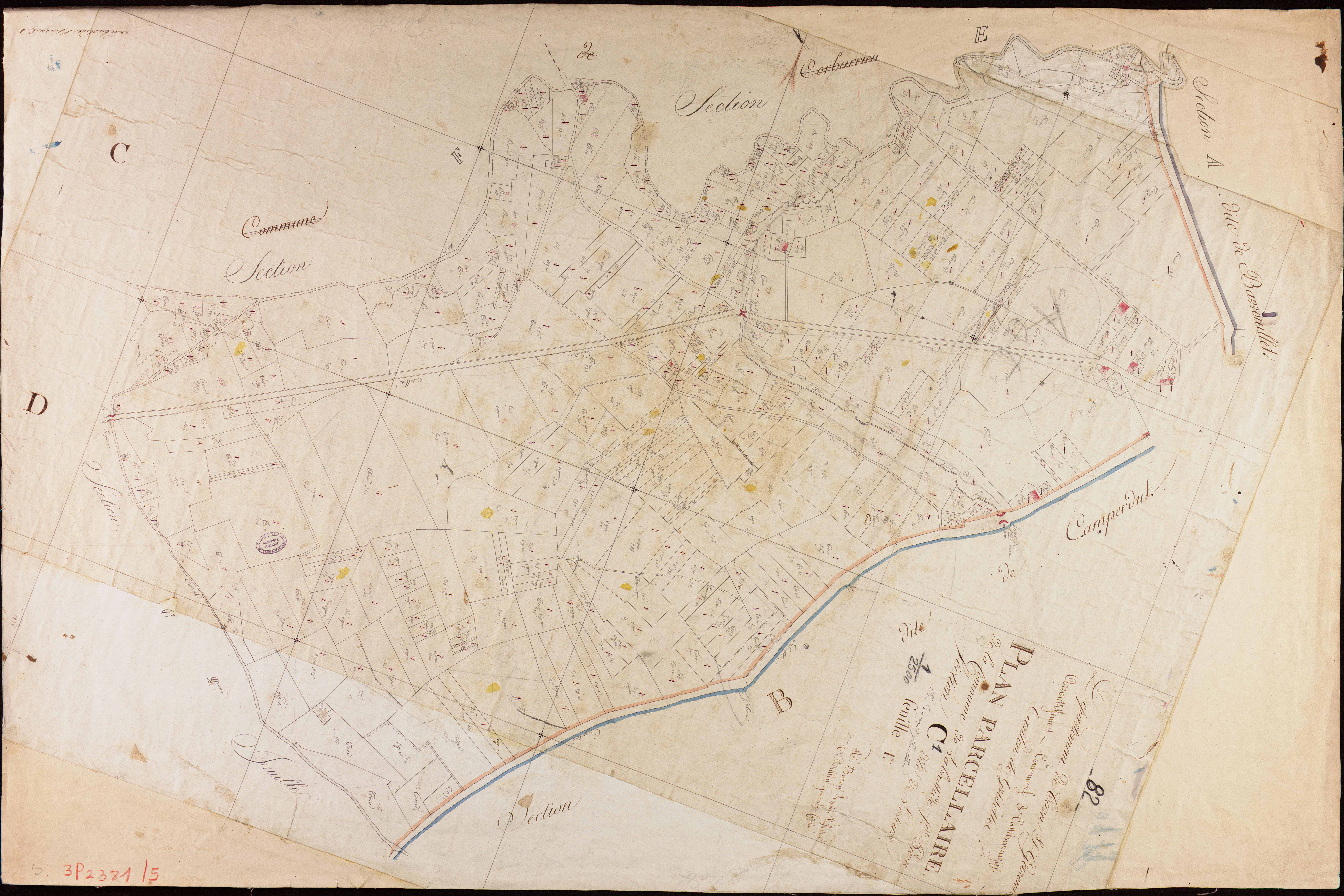 Labastide-Saint-Pierre - Section C - Lescure, 1ère feuille
