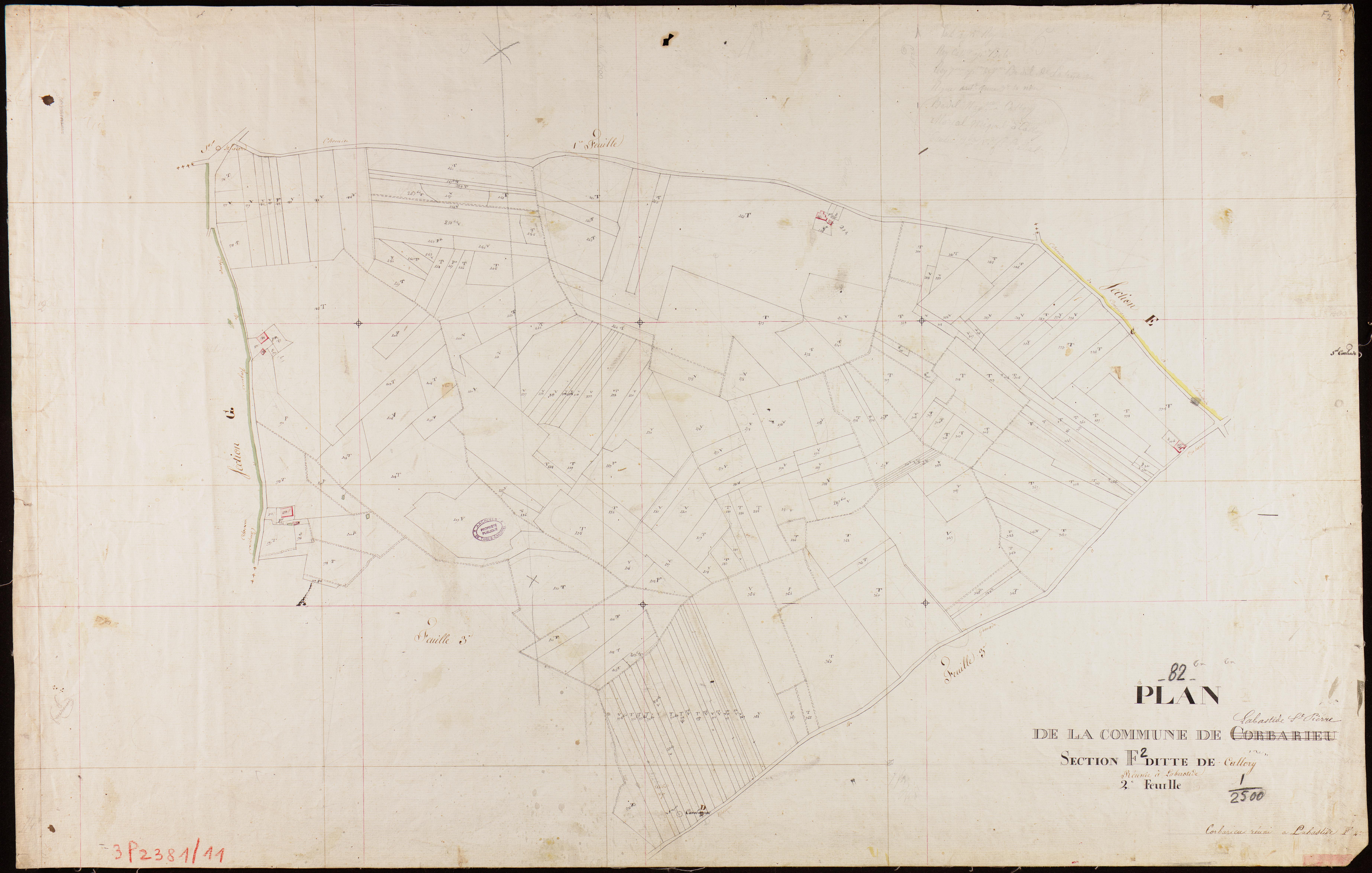 Labastide-Saint-Pierre - Section F - Callory, 2e feuille