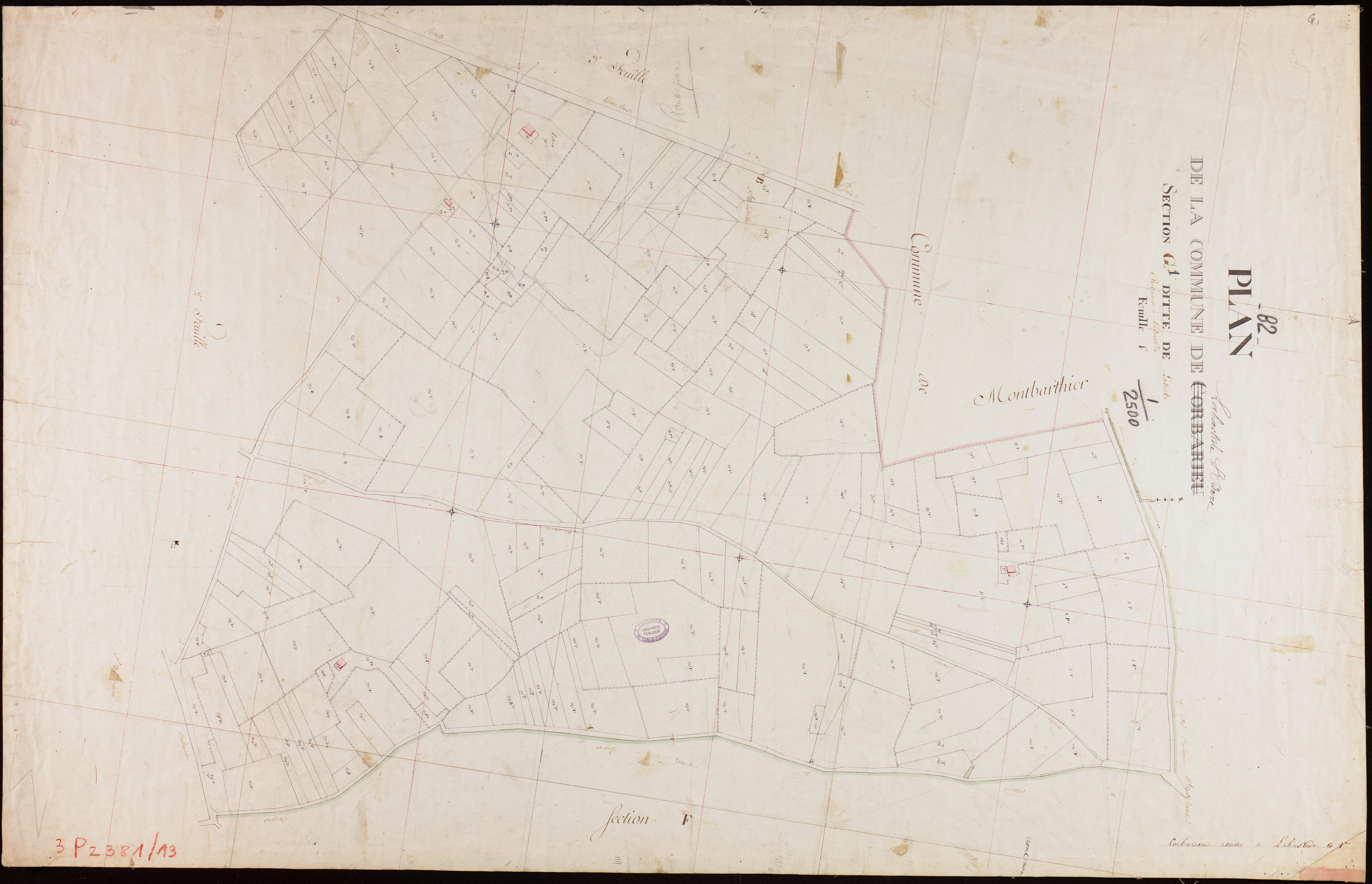 Labastide-Saint-Pierre - Section G - La Trobe, 1ère feuille
