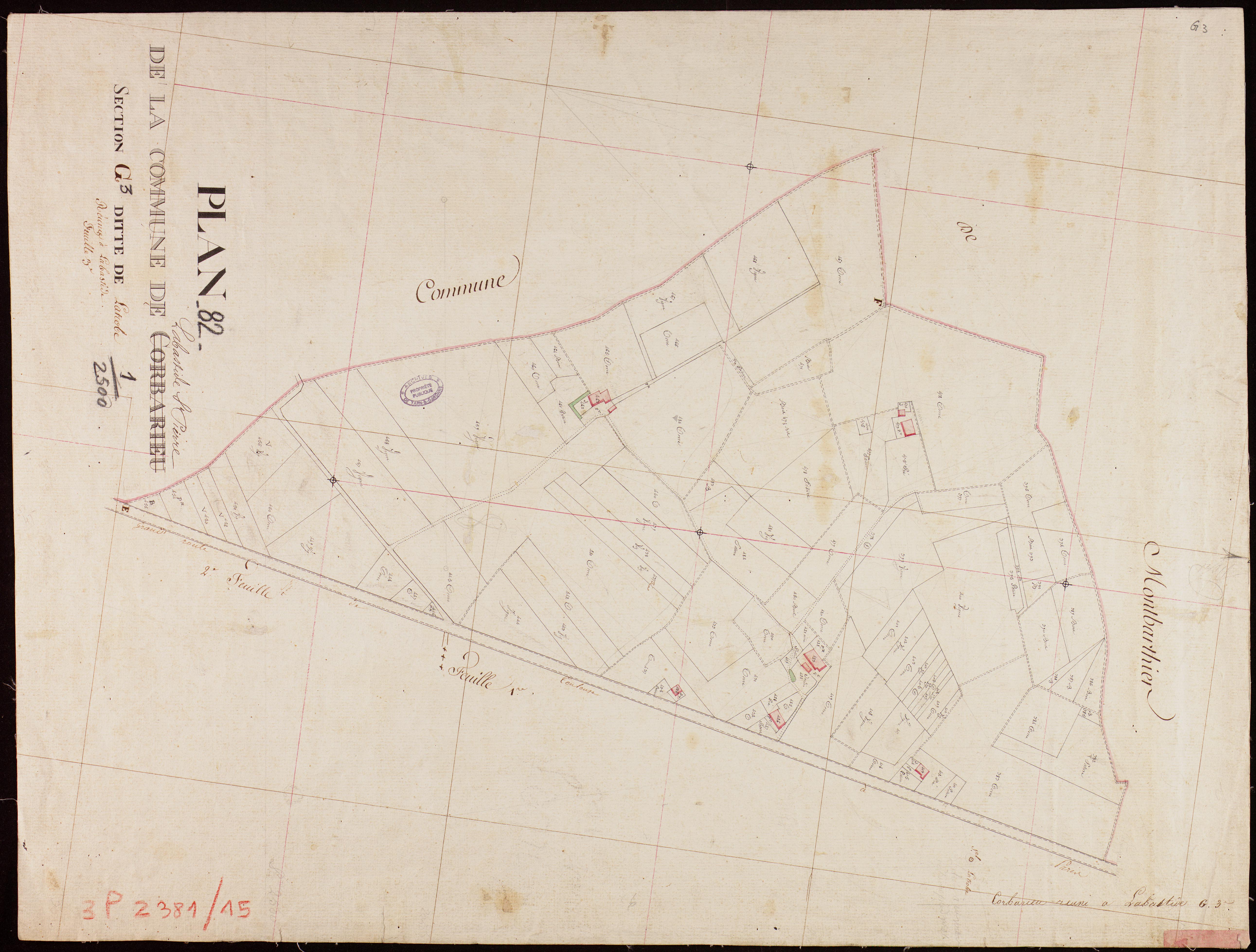 Labastide-Saint-Pierre - Section G - La Trobe, 3e feuille