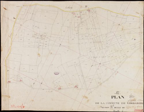 Labastide-Saint-Pierre - Section E - Coupiac, 1ère feuille