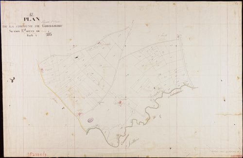 Labastide-Saint-Pierre - Section E - Coupiac, 3e feuille
