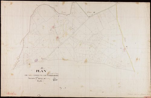 Labastide-Saint-Pierre - Section F - Callory, 1ère feuille