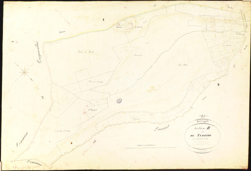 Labourgade - Section B - Terride, 1ère feuille