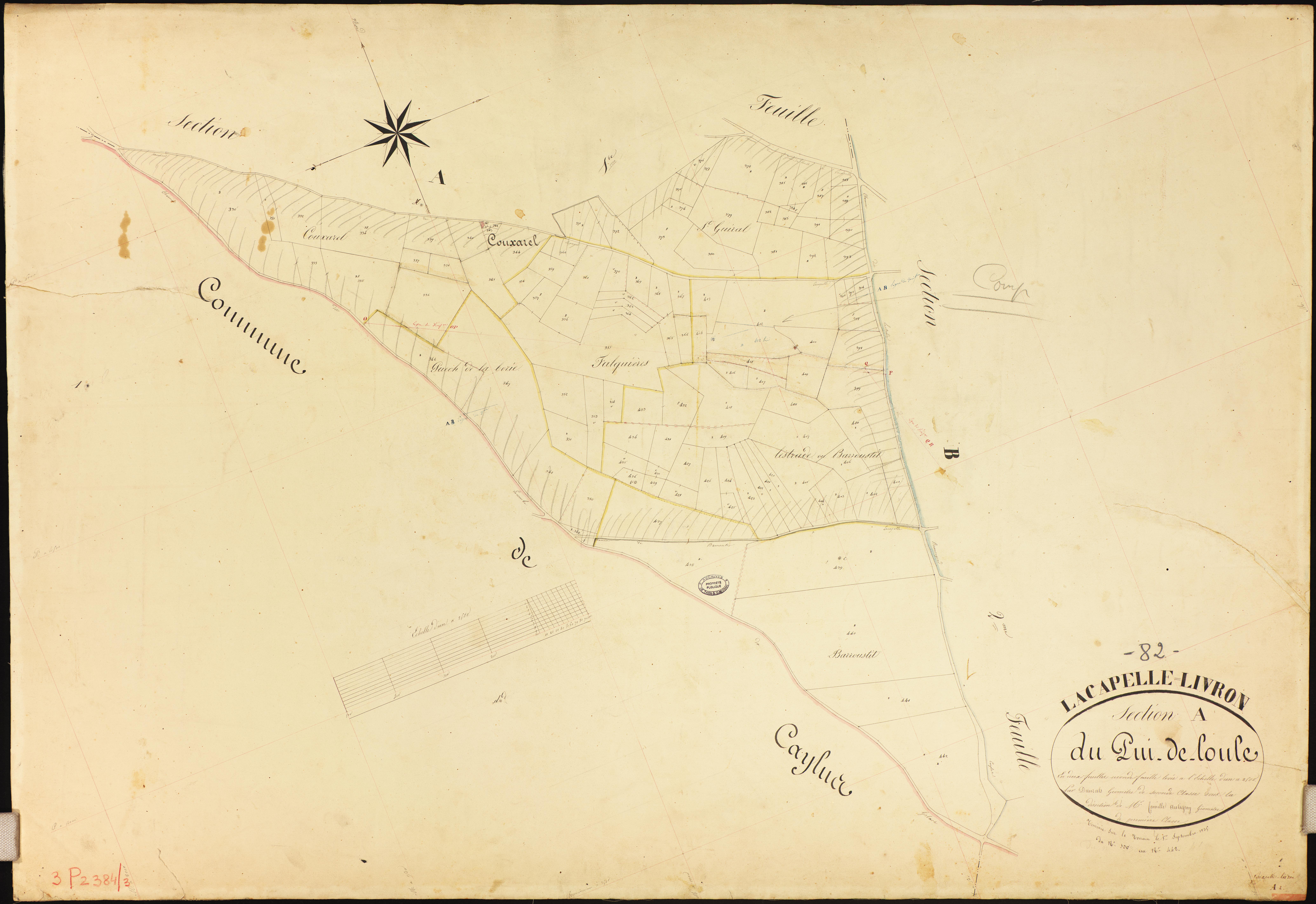 Lacapelle-Livron - Section A - Le Pui de Loule, 2e feuille