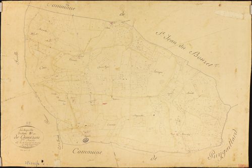 Chapelle - Section B - Camezon, 2e feuille