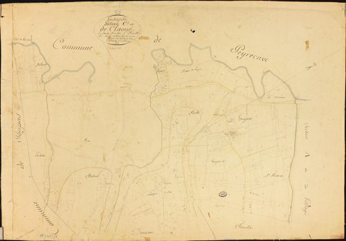 Chapelle - Section C - Claoué, 1ère feuille