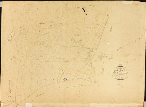 Chapelle - Section C - Claoué, 2e feuille
