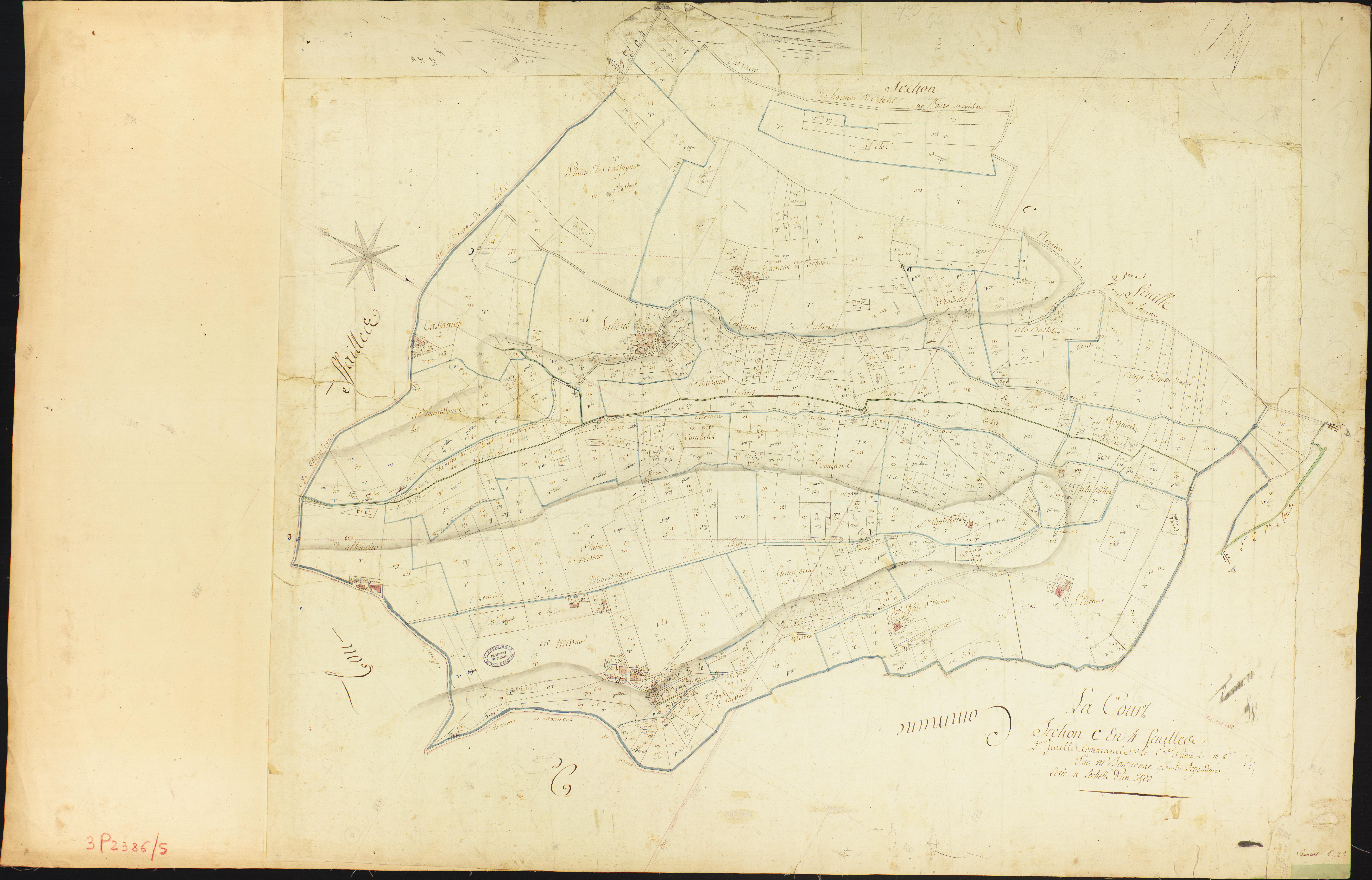 Lacour - Section C - Saint-Julien, 2e feuille