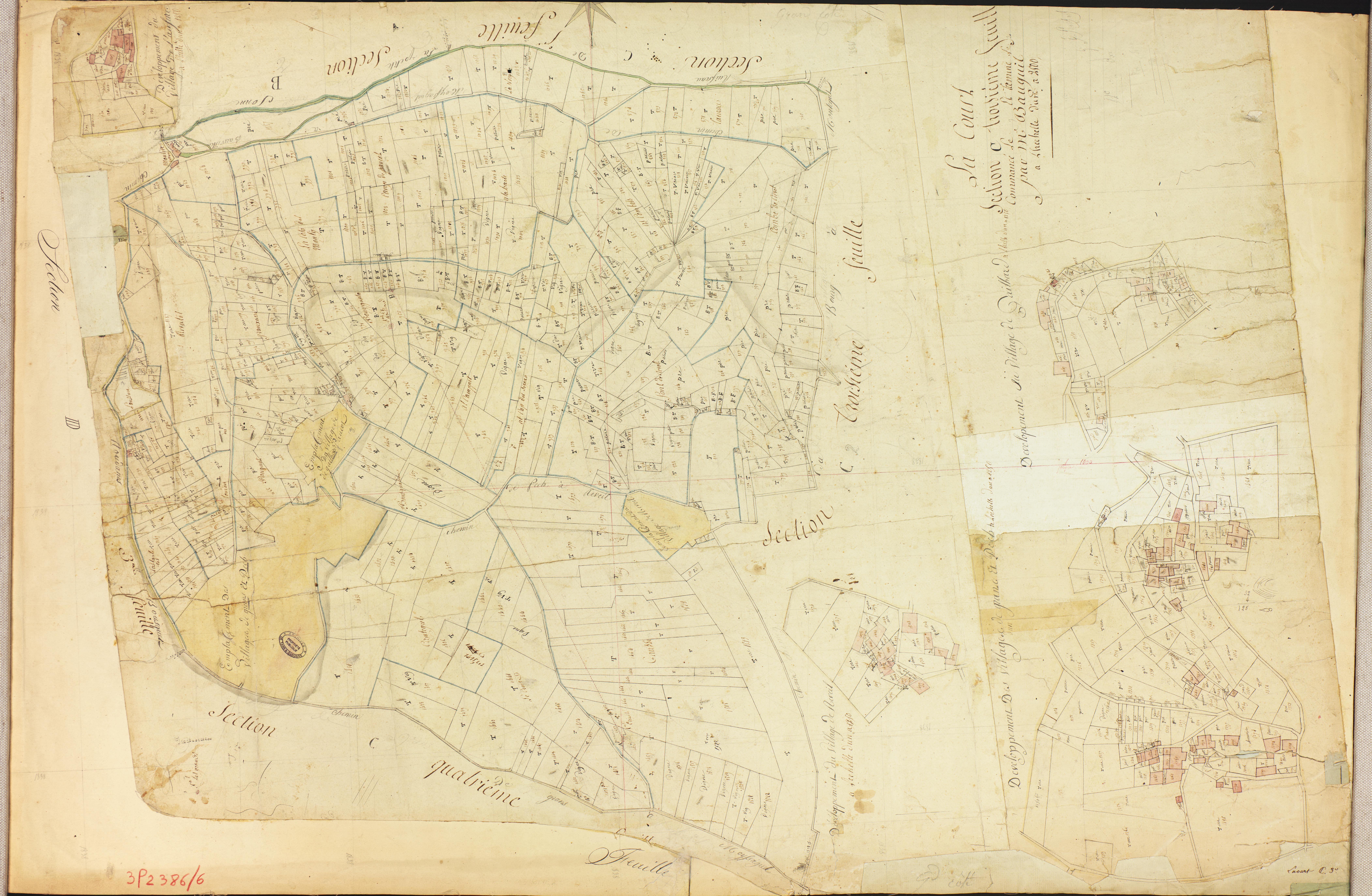 Lacour - Section C - Saint-Julien, 3e feuille