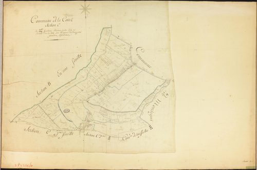 Lacour - Section C - Saint-Julien, 1ère feuille