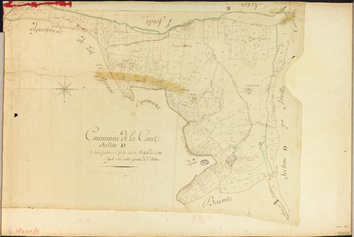 Lacour - Section D - Lausinié, 1ère feuille