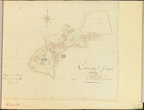 Lacour - Section E - Mestre : développement du village