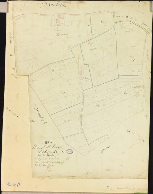 Lacourt-Saint-Pierre - Section A - Les Guirals, 2e feuille