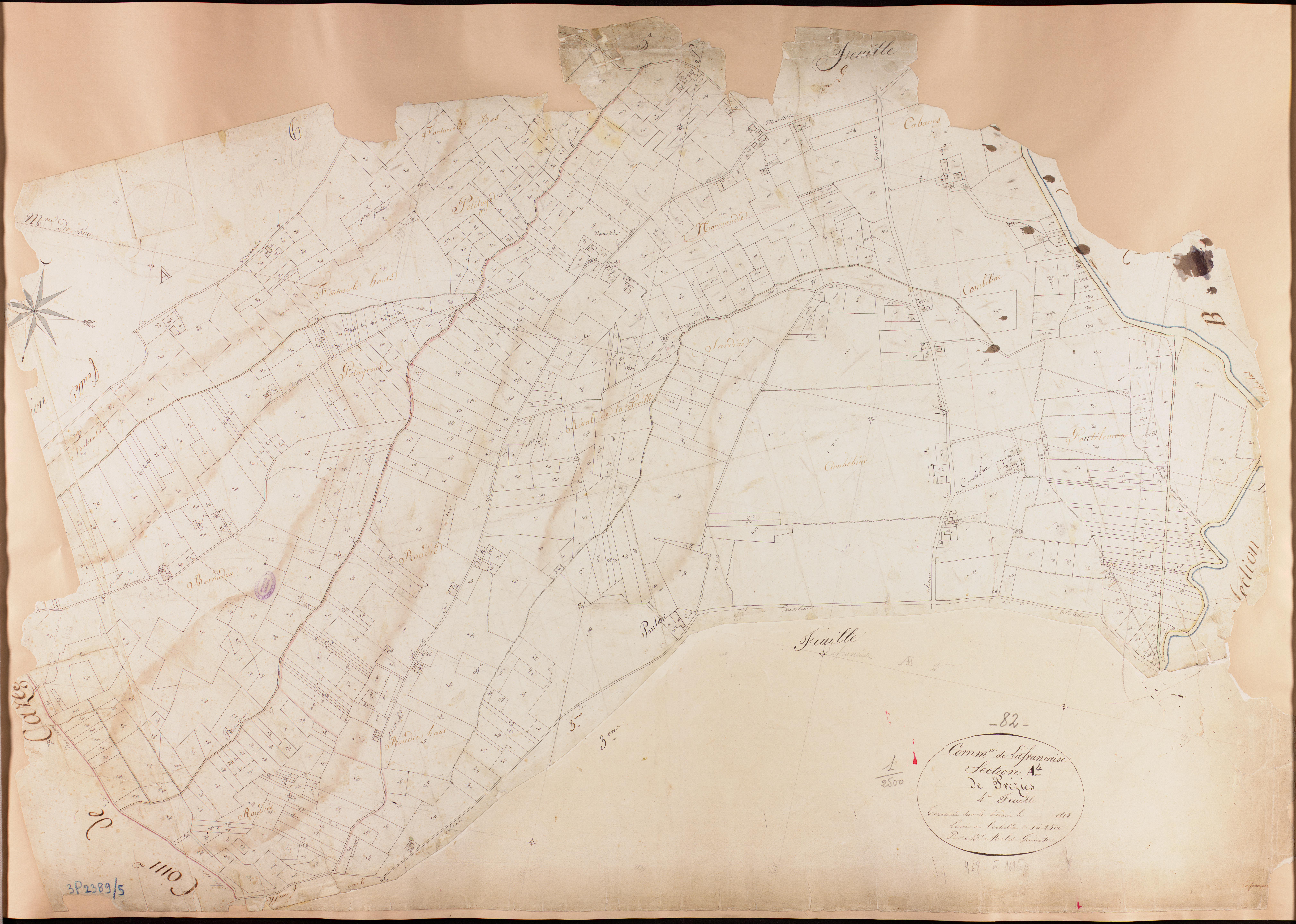 Lafrançaise - Section A - Preziès, 4e feuille