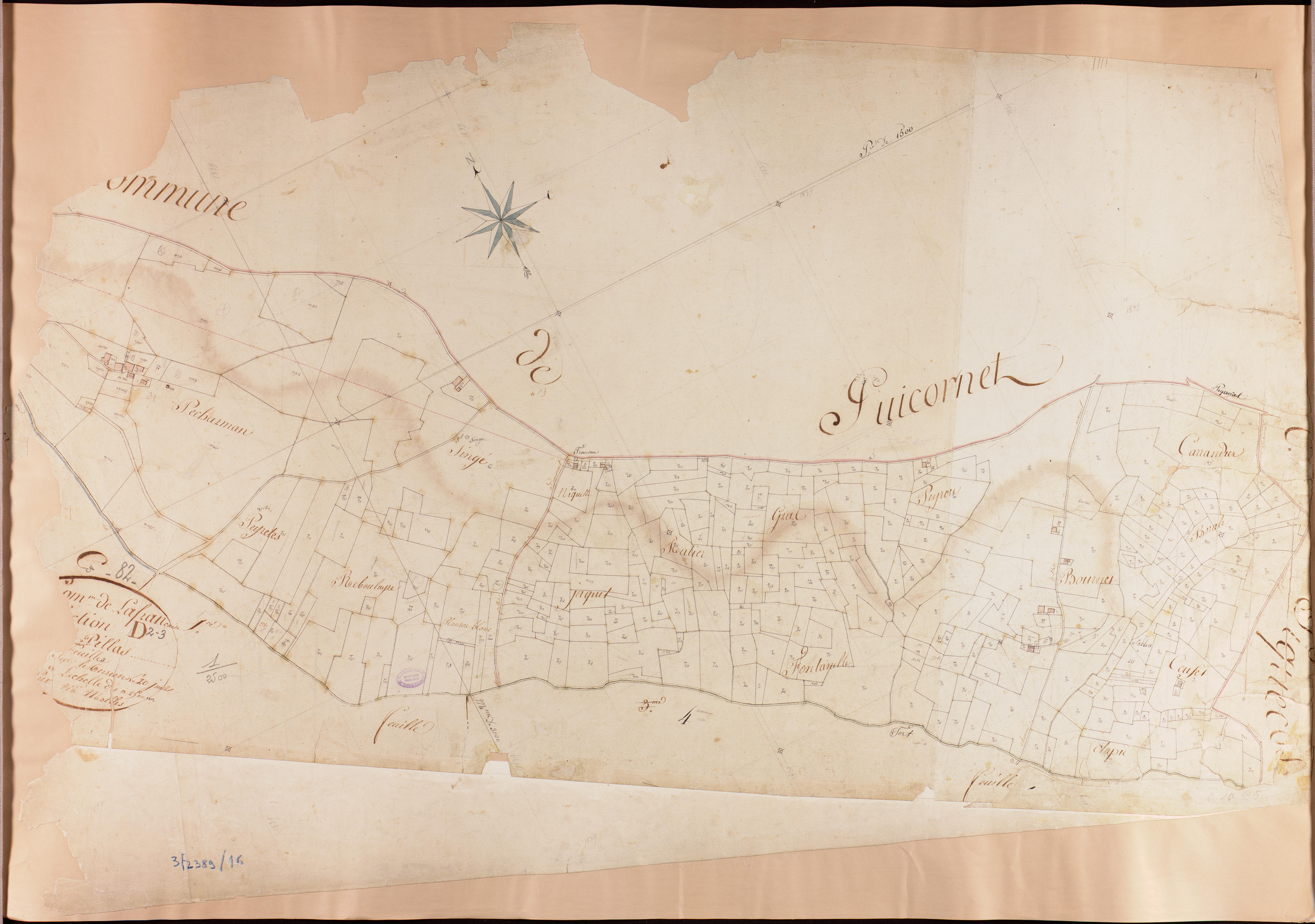 Lafrançaise - Section D - Pillas, 2e et 3e feuille