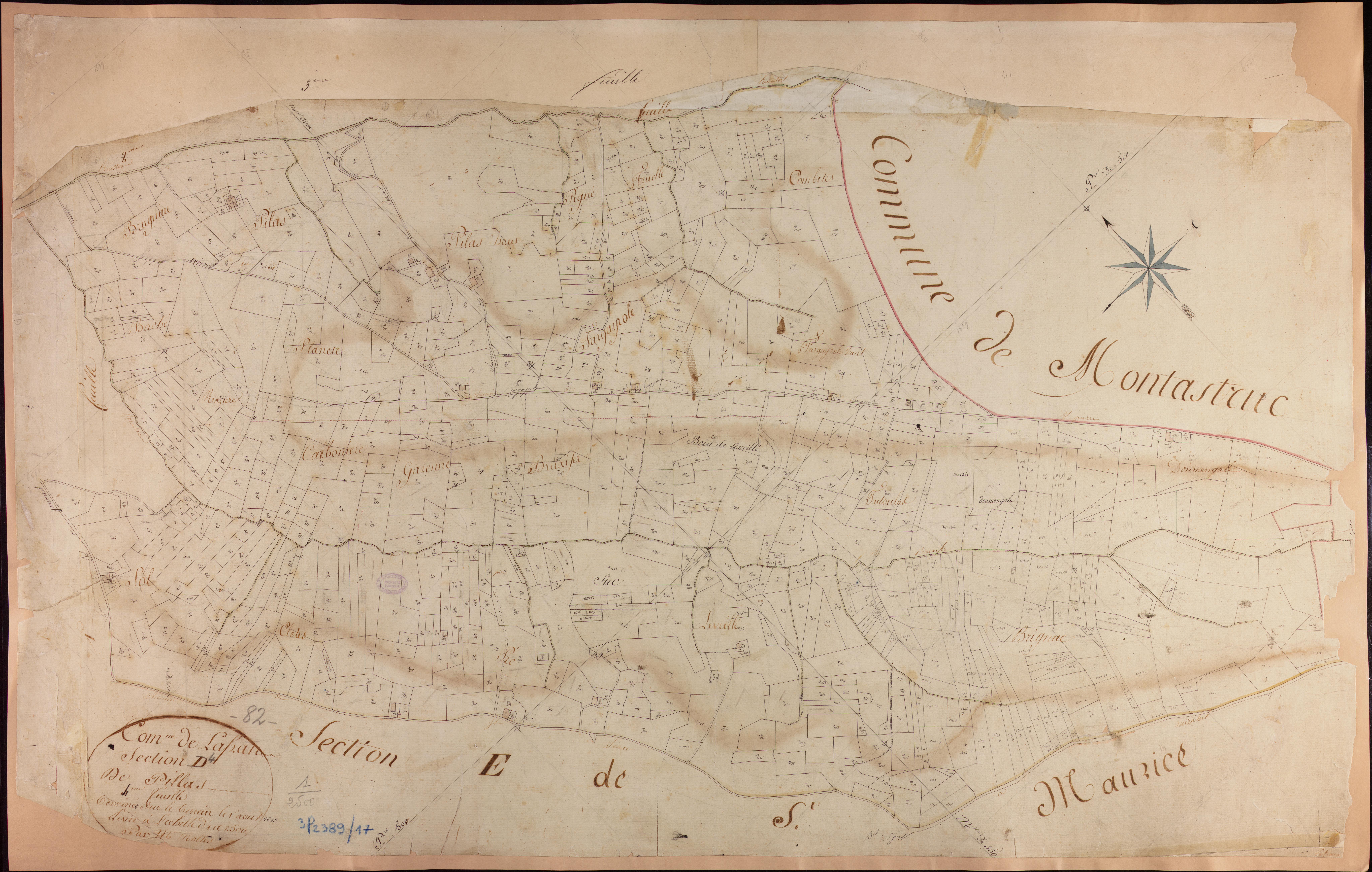 Lafrançaise - Section D - Pillas, 4e feuille