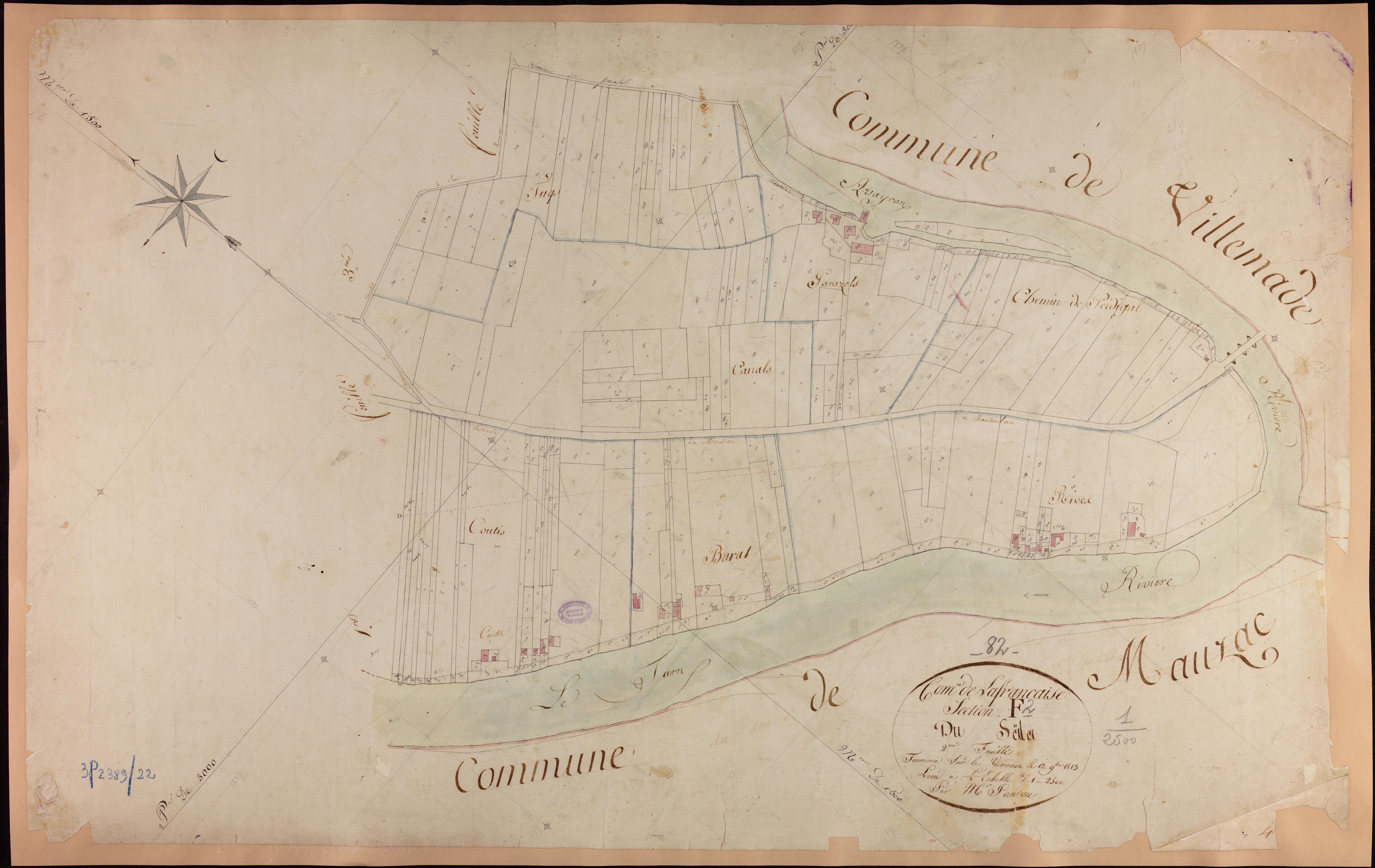 Lafrançaise - Section F - Le Saula, 2e feuille