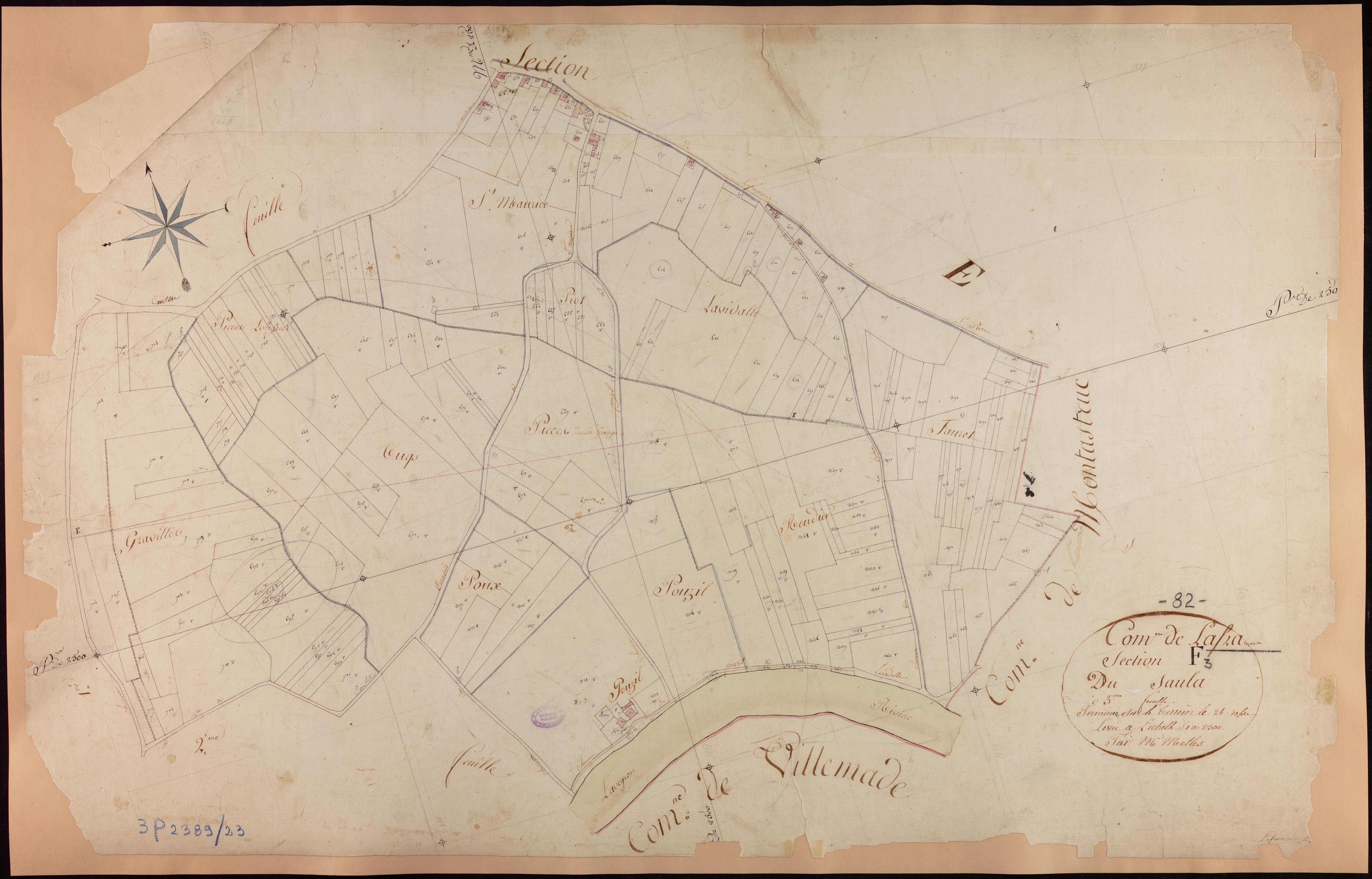 Lafrançaise - Section F - Le Saula, 3e feuille