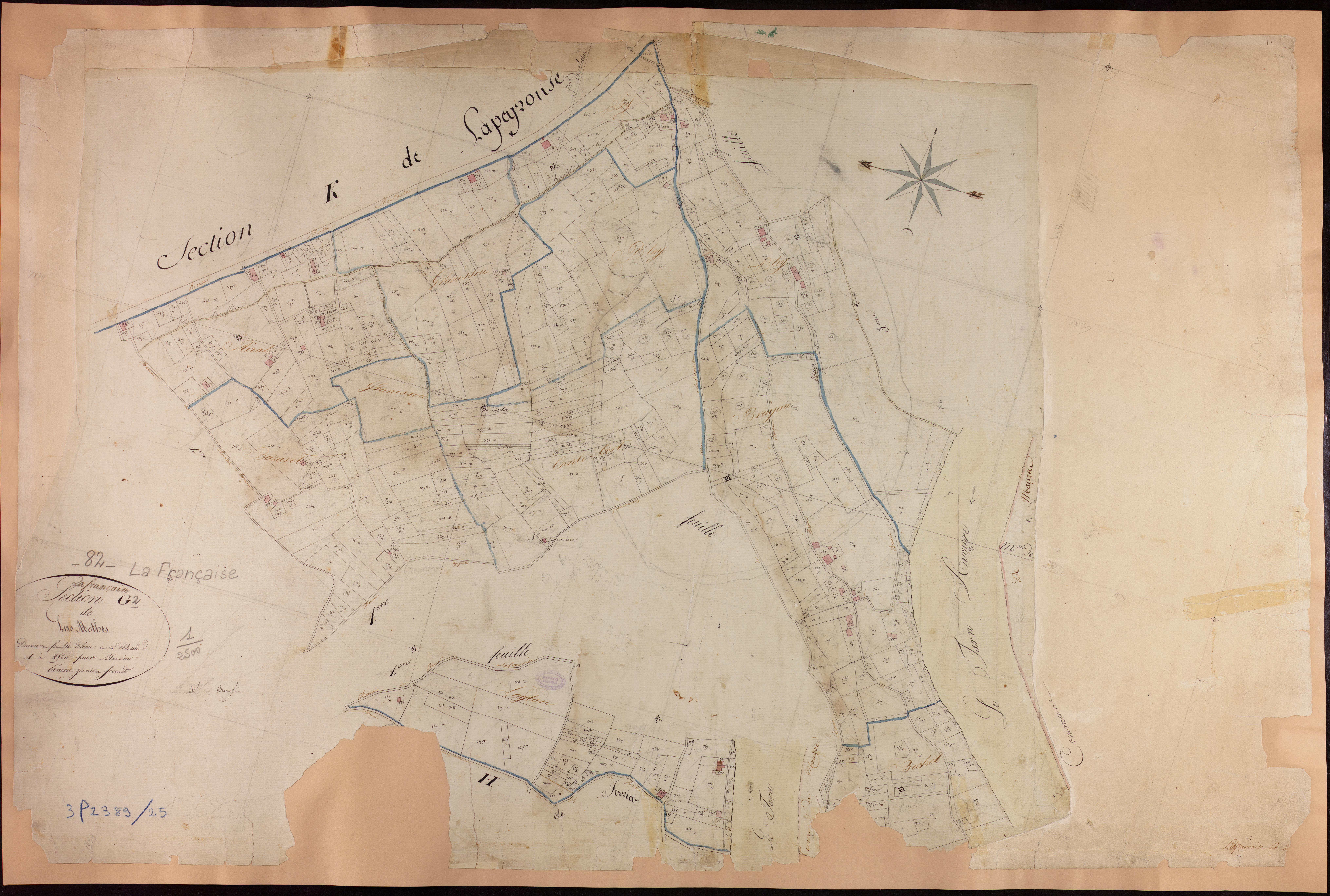 Lafrançaise - Section G - Las Mothes, 2e feuille