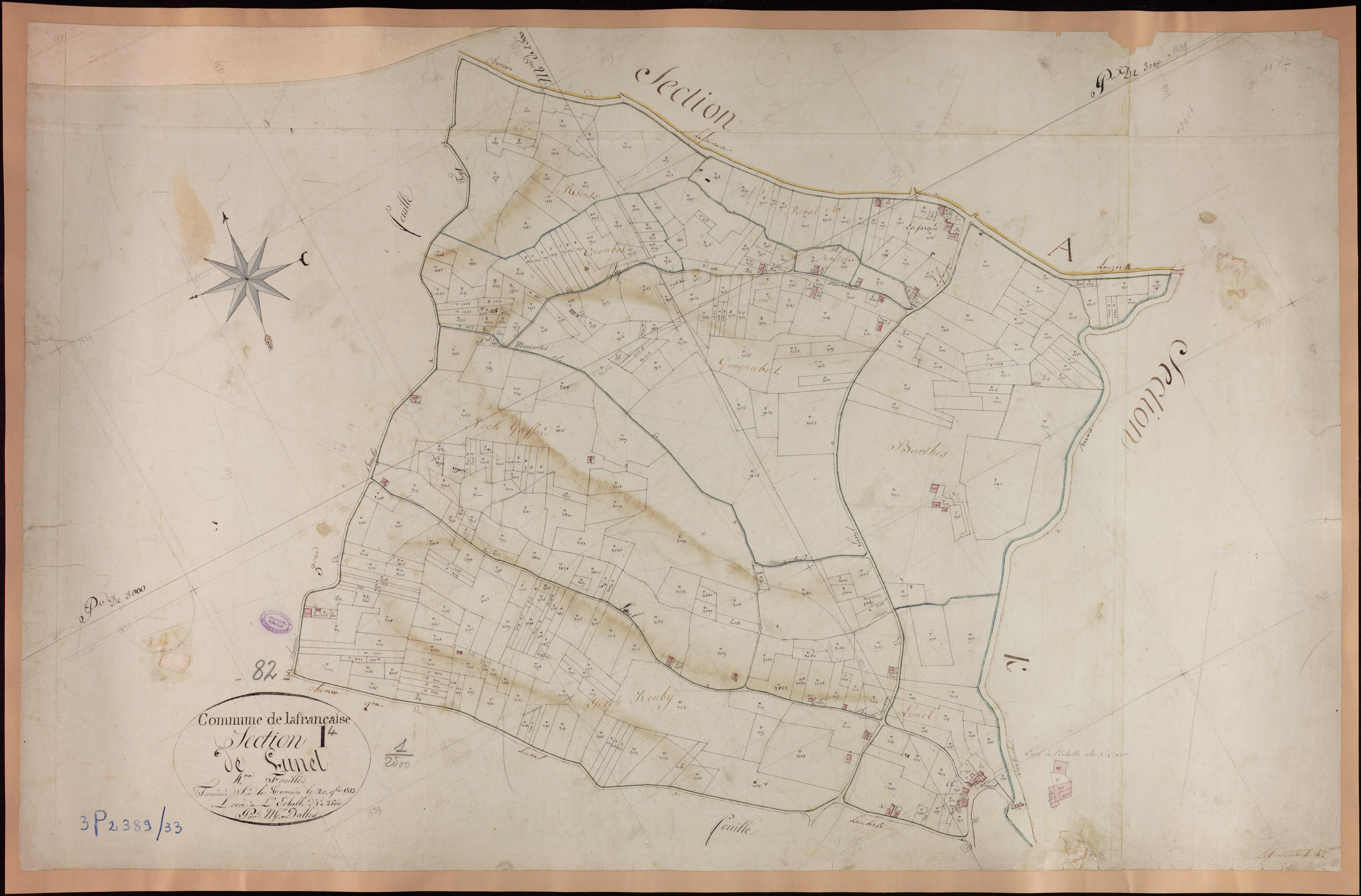 Lafrançaise - Section I - Lunel, 4e feuille