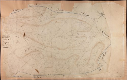Lafrançaise - Section K - Lapeyrouse, 1ère feuille
