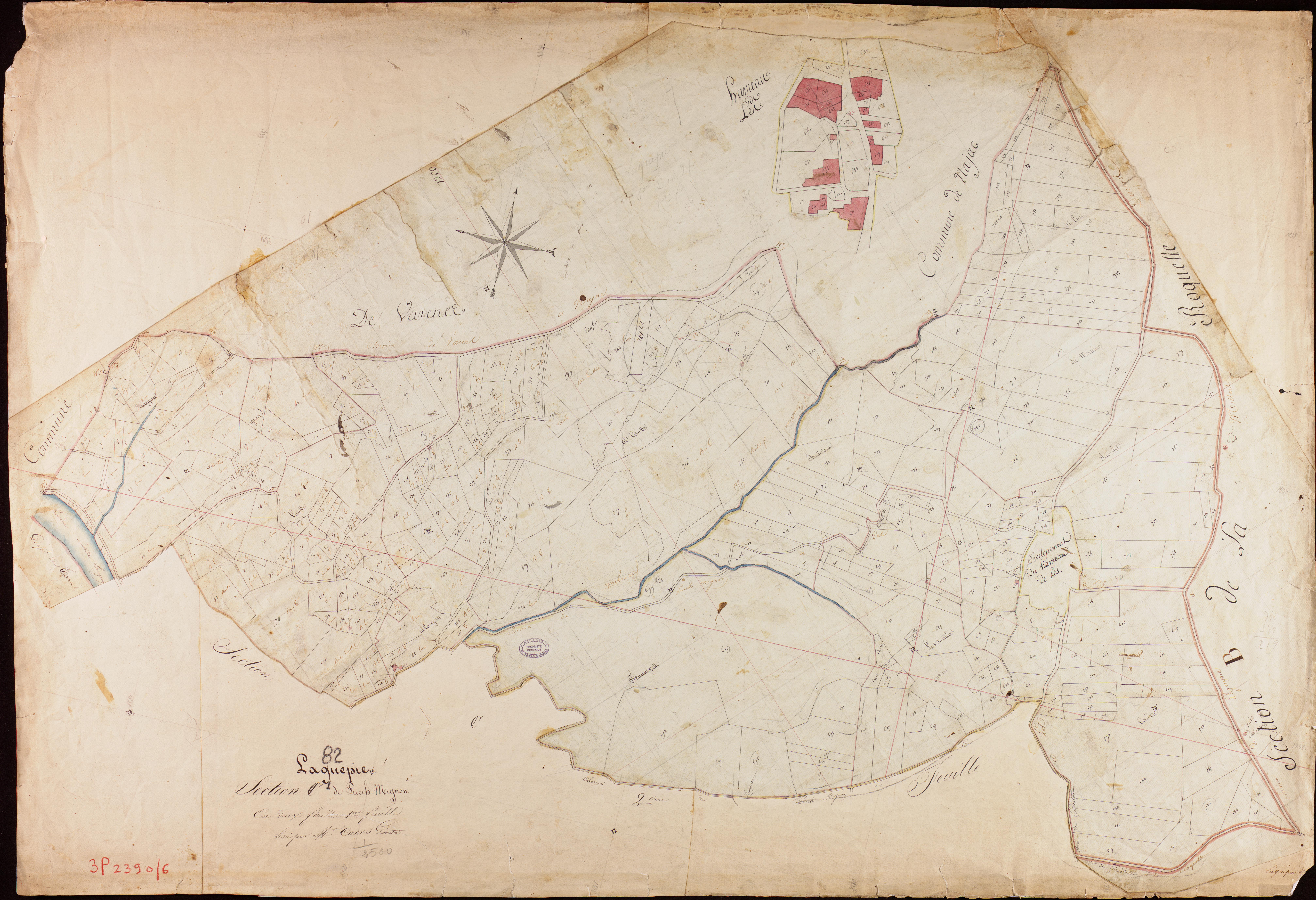 Laguépie - Section C - Puech-Mignon, 1ère feuille