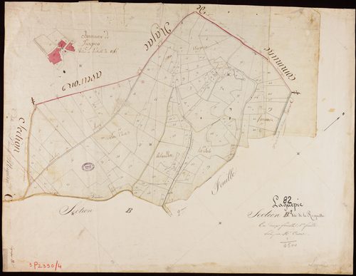 Laguépie - Section B - La Roquette, 1ère feuille