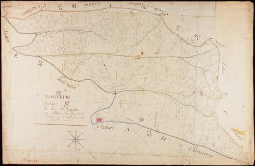 Laguépie - Section B - La Roquette, 2e feuille