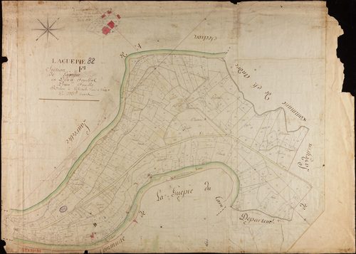 Laguépie - Section F - Laguépie, 1ère feuille