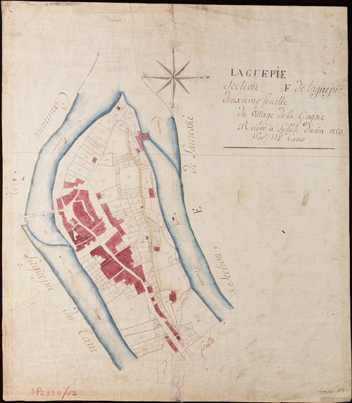 Laguépie - Section F - Laguépie, 2e feuille