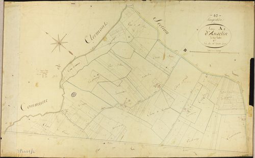 Lamagistère - Section A - Anselin, 1ère feuille