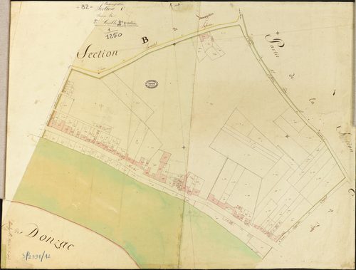 Lamagistère - Section C - Bergon, 2e feuille : développement