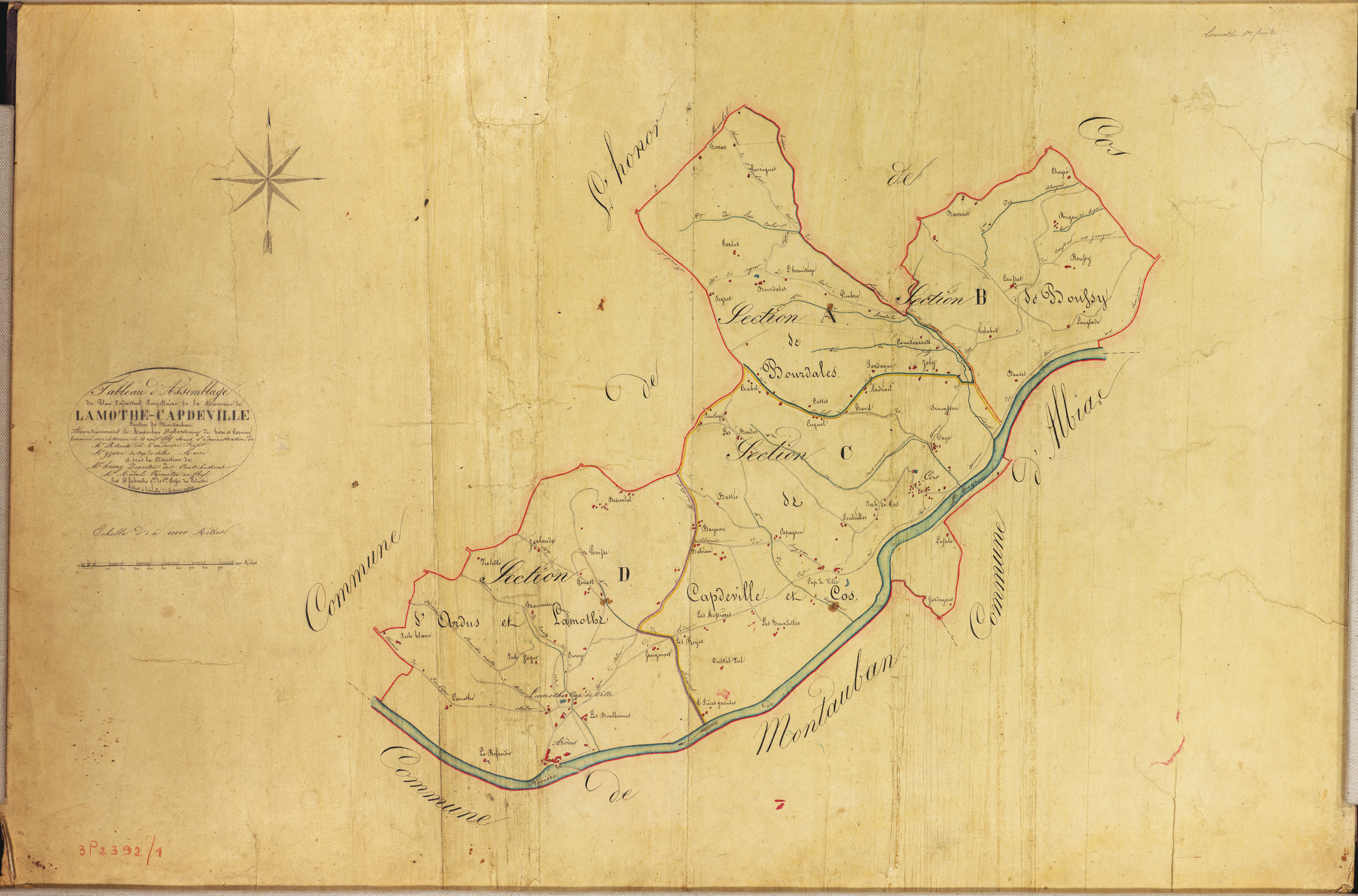 Lamothe-Capdeville - Tableau d'assemblage