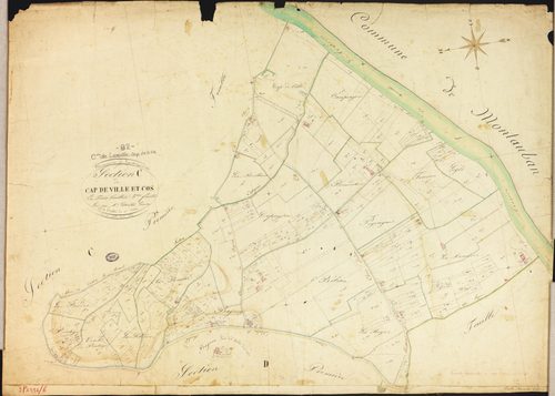 Lamothe-Capdeville - Section C - Cap de ville et Cos, 3e feuille